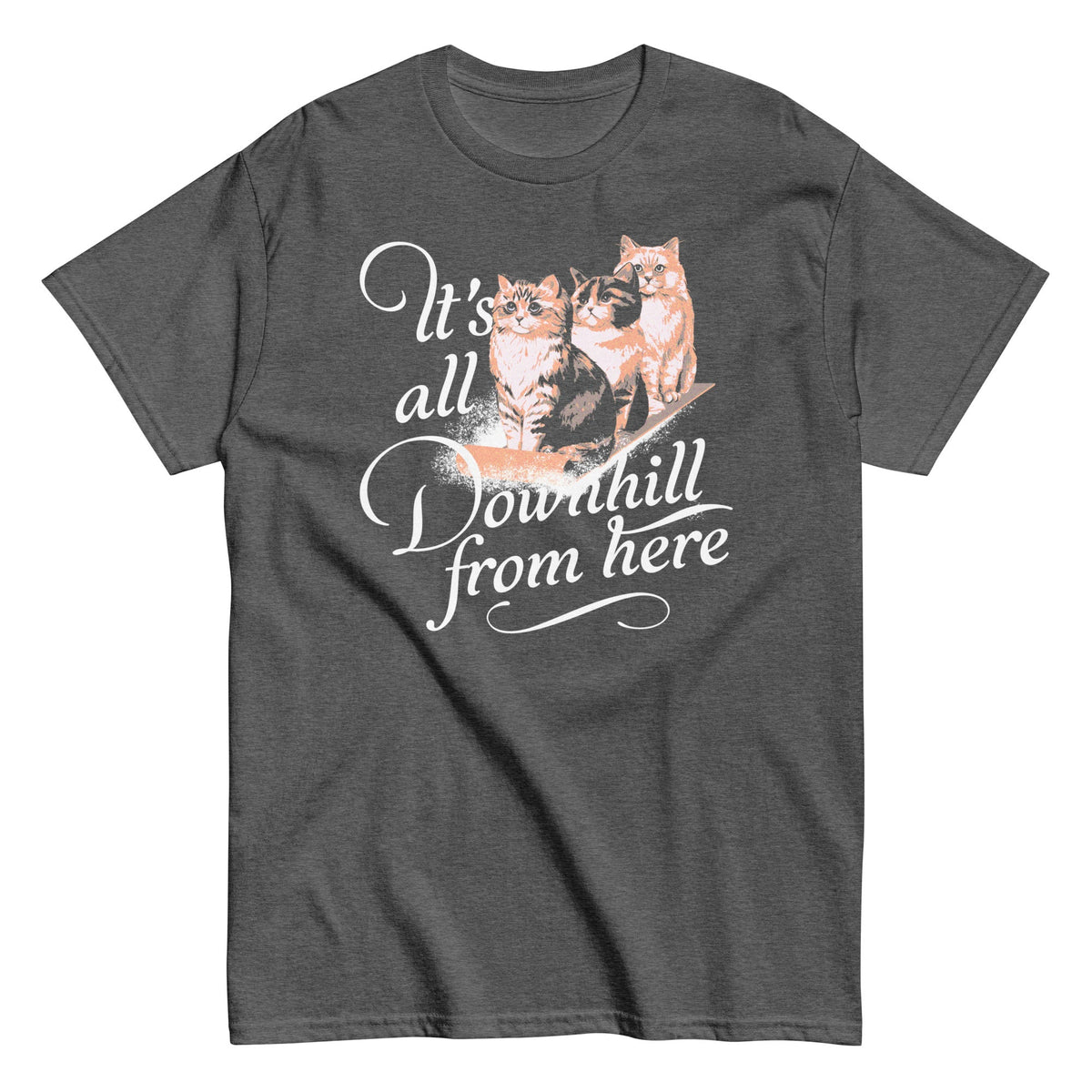 It's All Downhill From Here Men's Classic Tee product image 5