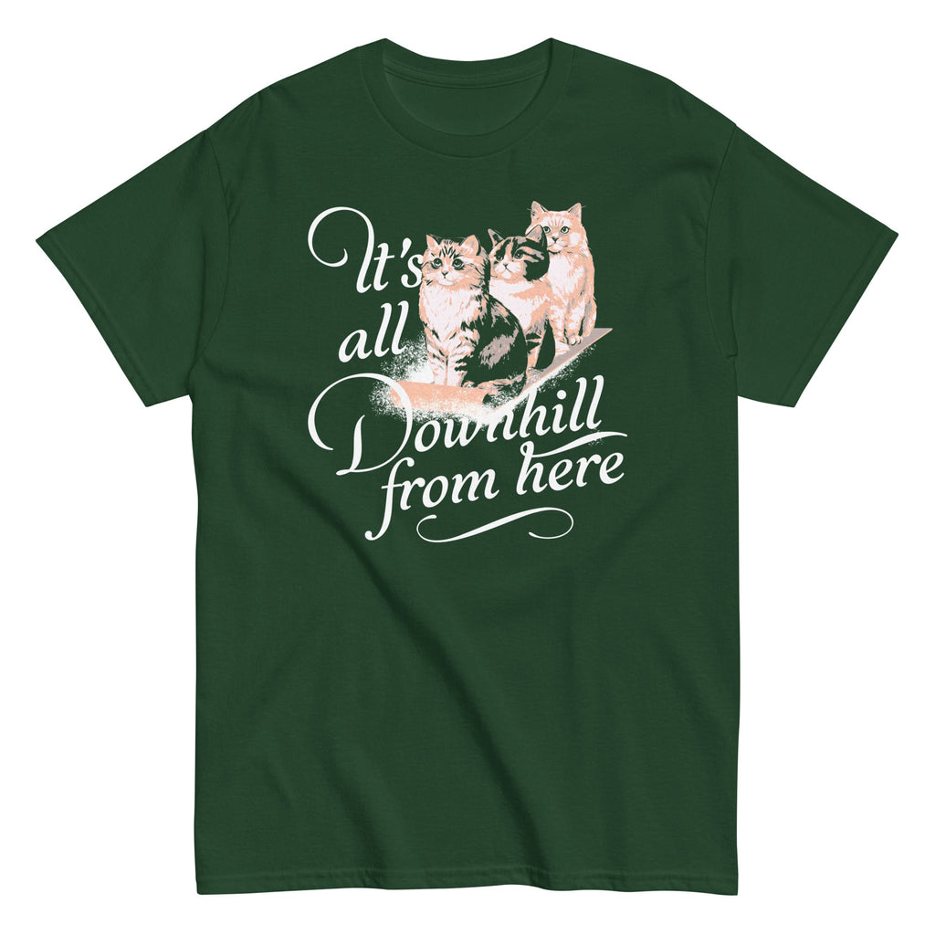 It's All Downhill From Here Men's Classic Tee product image 4