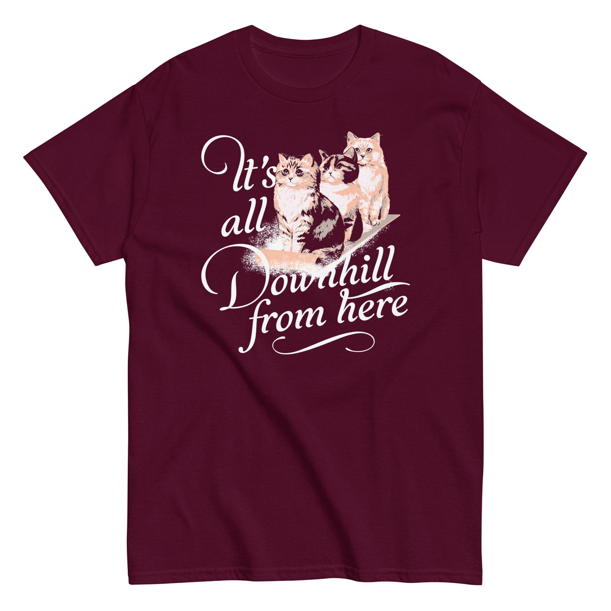 It's All Downhill From Here Men's Classic Tee product image 2