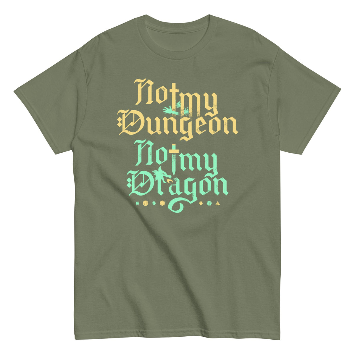 Not My Dungeon My Dragon Men's Classic Tee product image 2