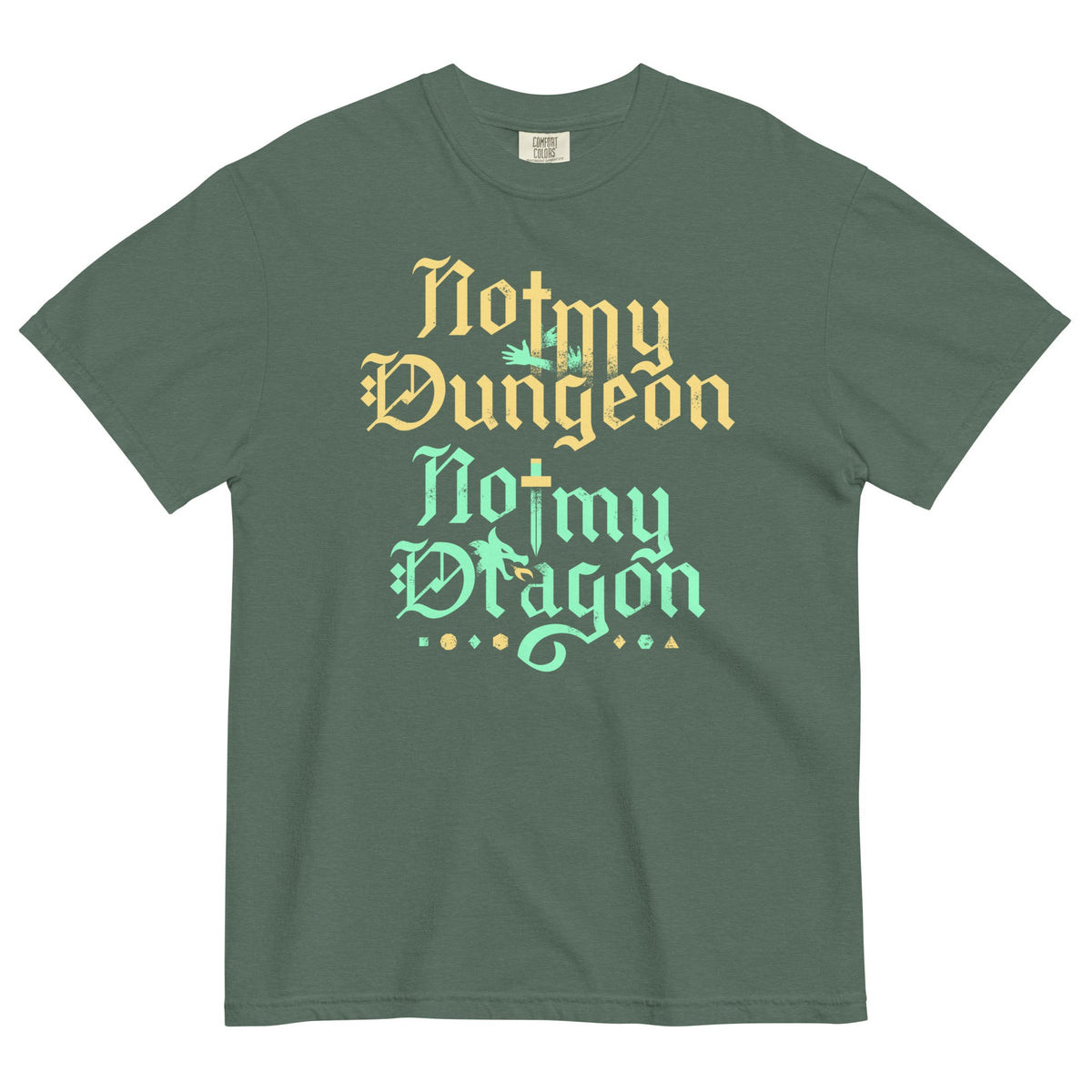 Not My Dungeon My Dragon Men's Relaxed Fit Tee product image 2
