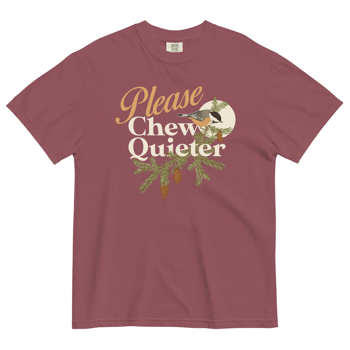 Please Chew Quieter Men's Relaxed Fit Tee product image 6