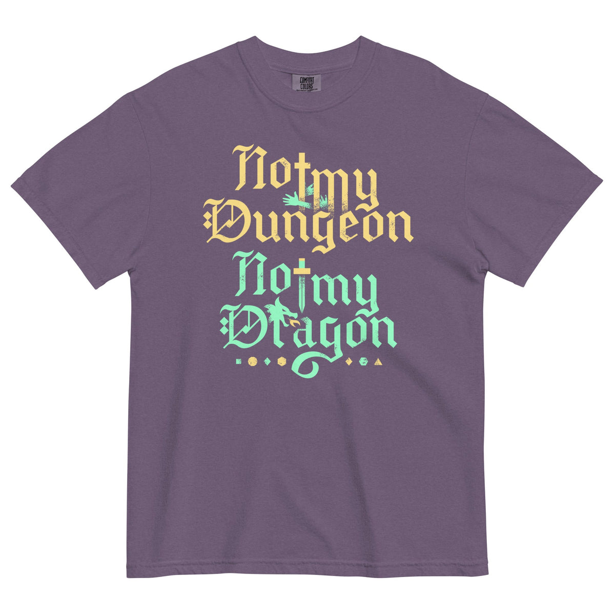 Not My Dungeon My Dragon Men's Relaxed Fit Tee product image 3