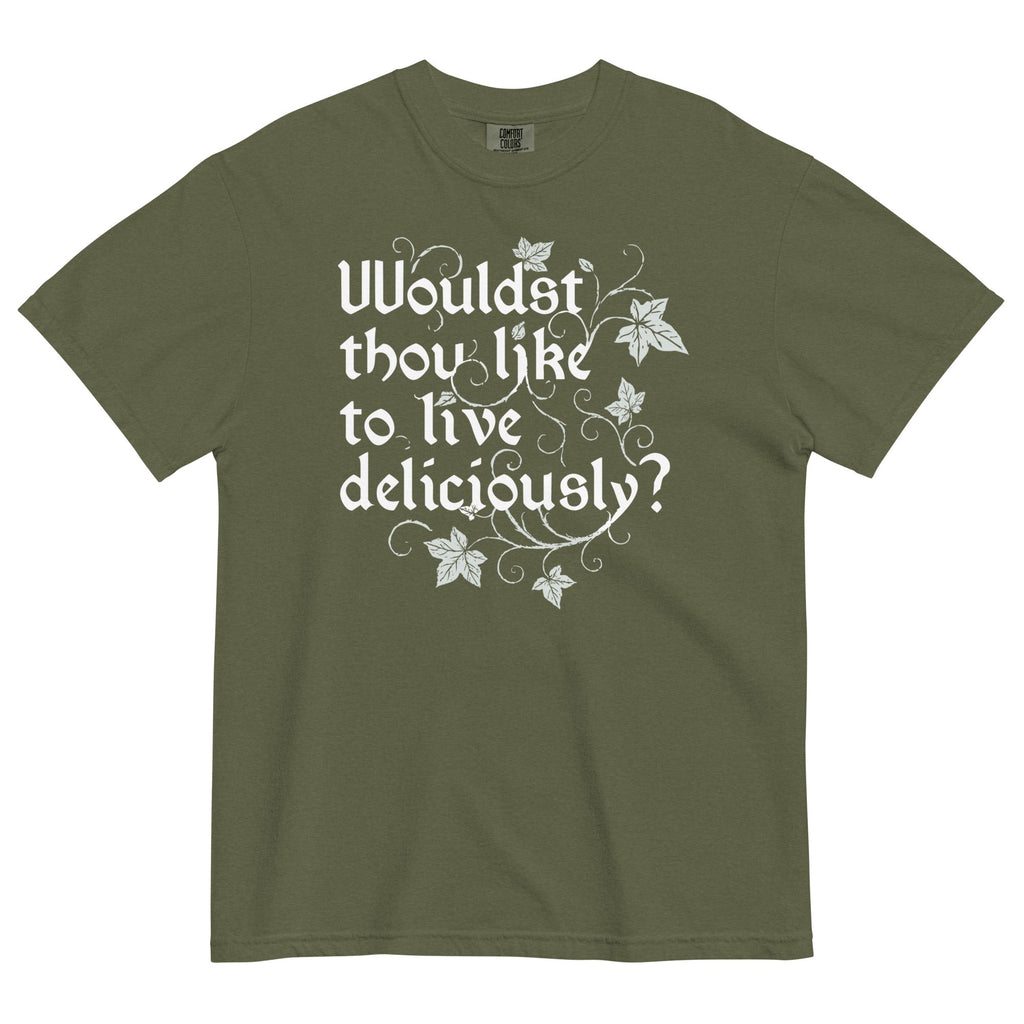 Wouldst Thou Like To Live Deliciously? Men's Relaxed Fit Tee product image 4