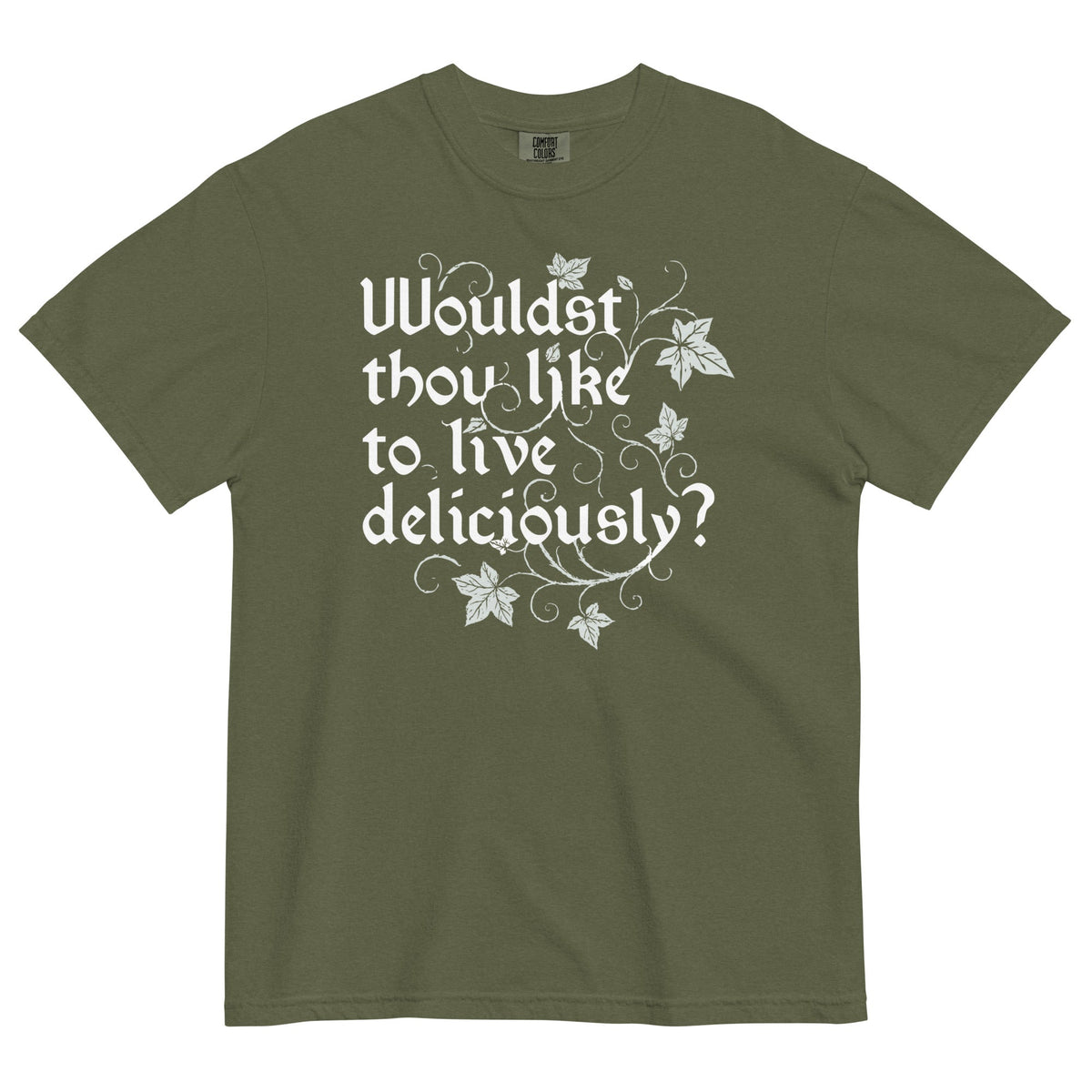 Wouldst Thou Like To Live Deliciously? Men's Relaxed Fit Tee product image 4