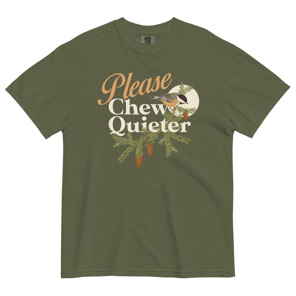 Please Chew Quieter Men's Relaxed Fit Tee product image 1