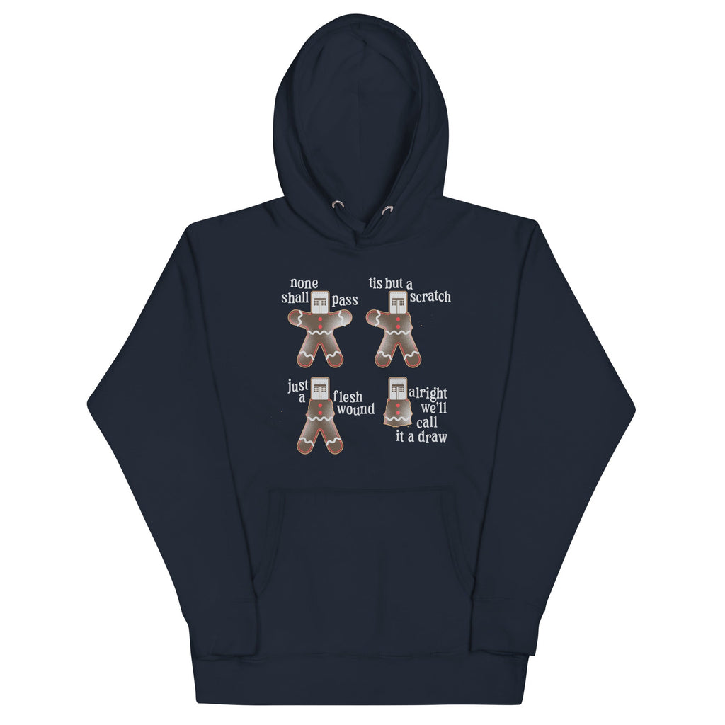 Alright We'll Call It A Draw Gingerbread Unisex Hoodie product image 3