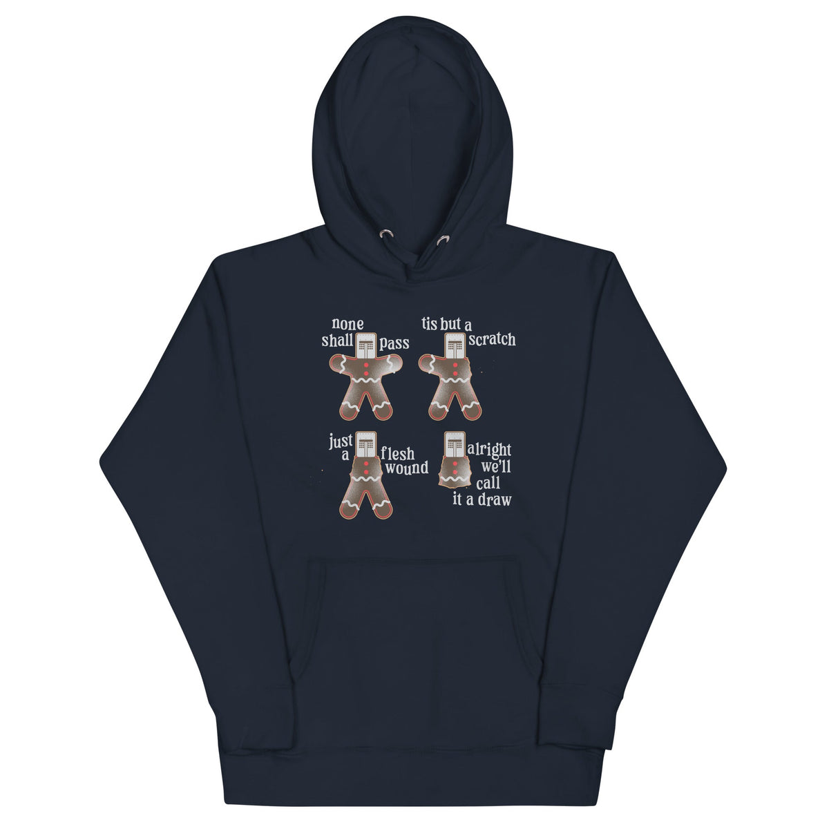 Alright We'll Call It A Draw Gingerbread Unisex Hoodie product image 3