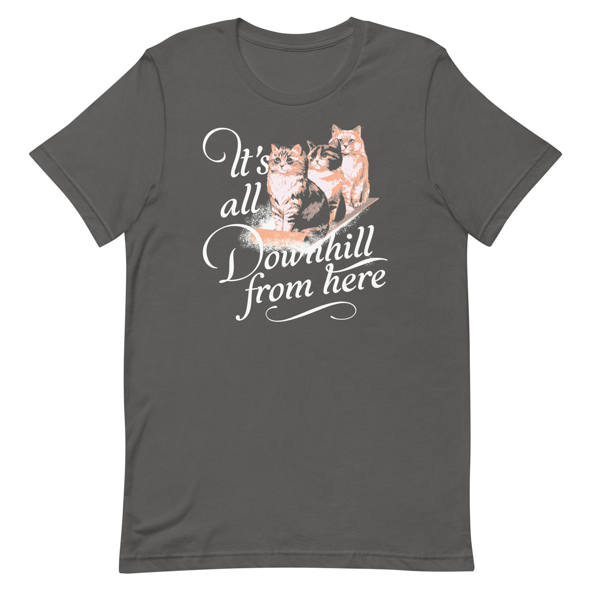 It's All Downhill From Here Men's Signature Tee product image 6