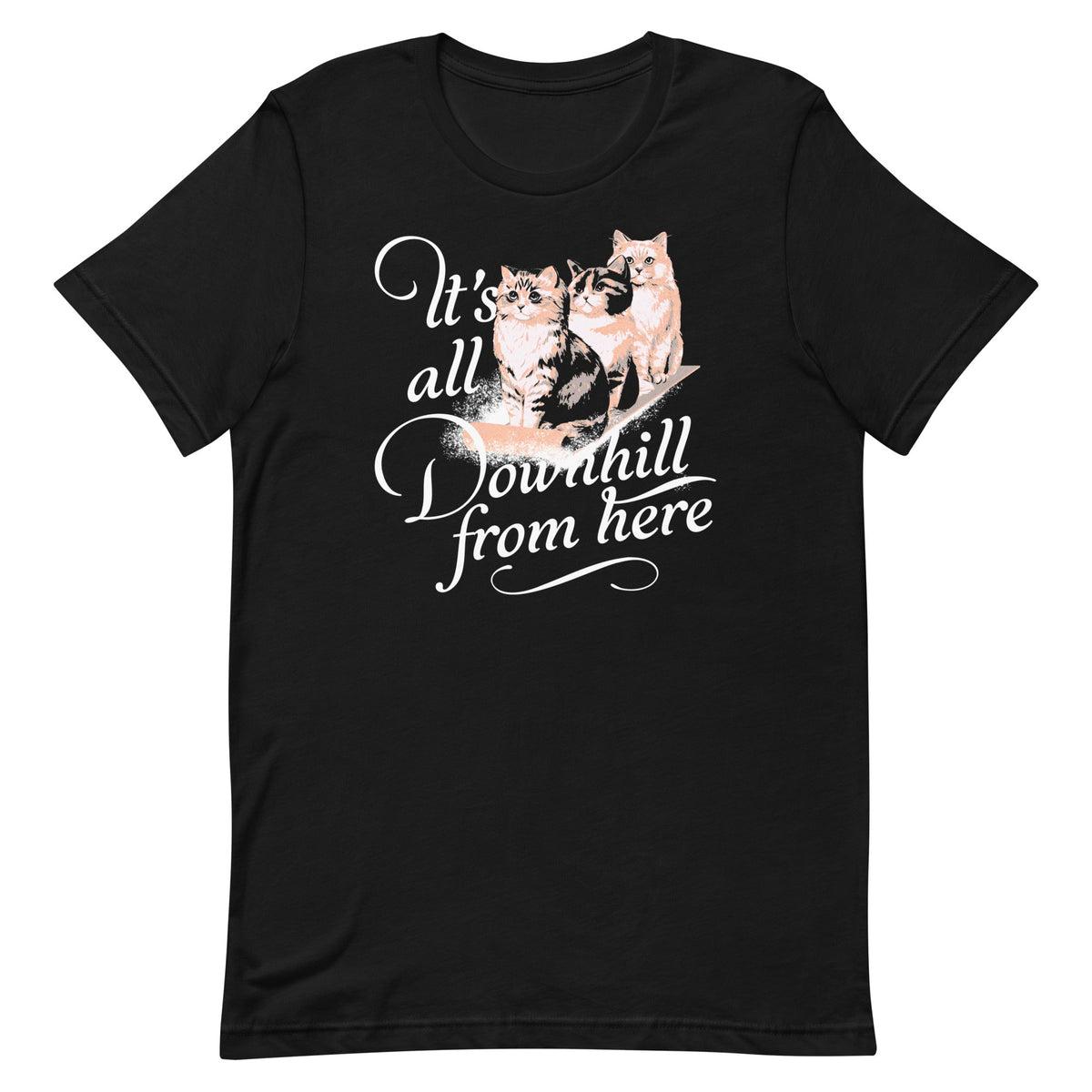 It's All Downhill From Here Men's Signature Tee product image 1