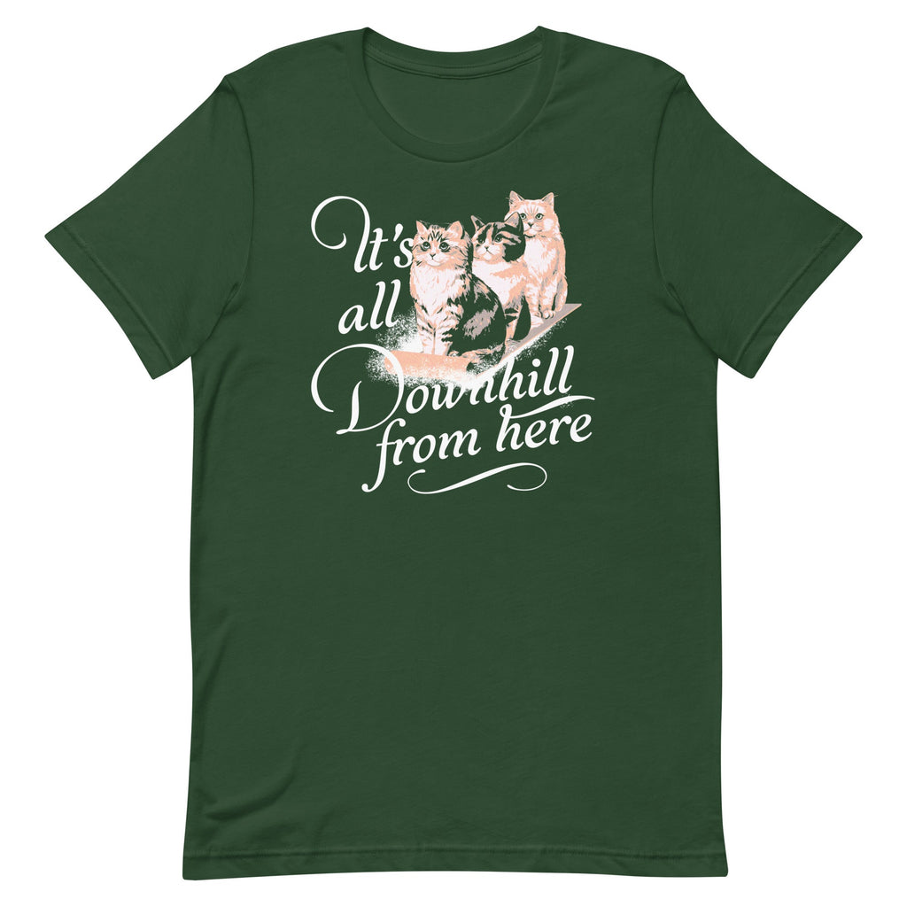 It's All Downhill From Here Men's Signature Tee product image 4