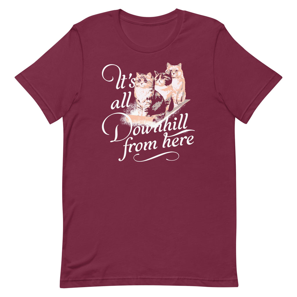 It's All Downhill From Here Men's Signature Tee product image 3