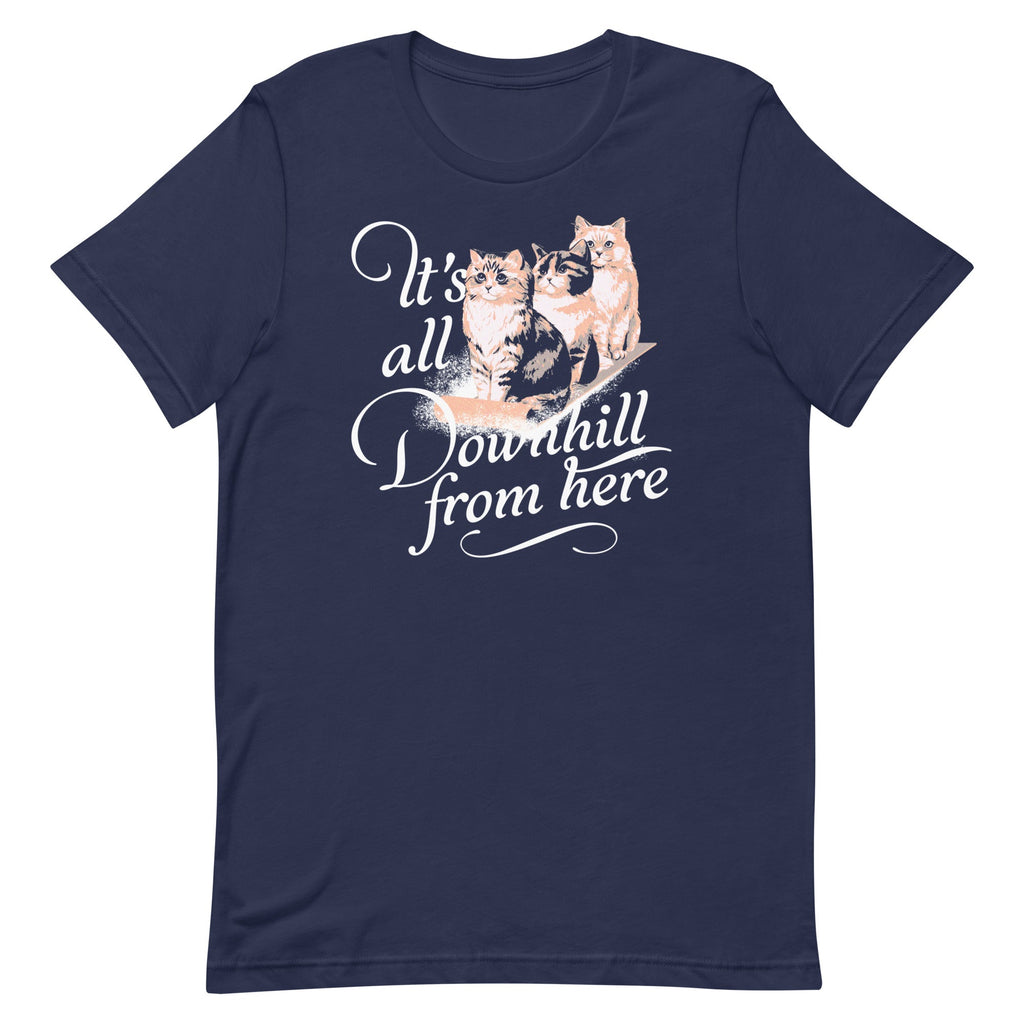 It's All Downhill From Here Men's Signature Tee product image 2