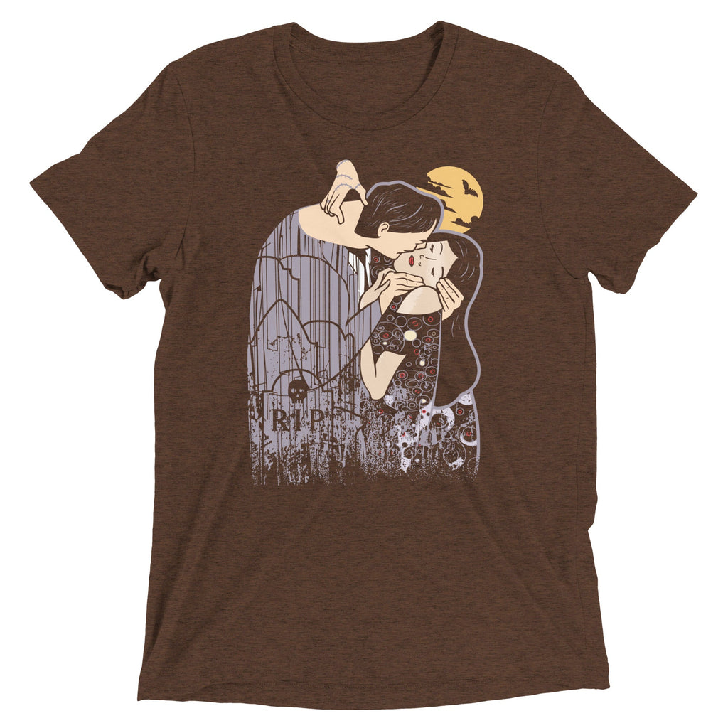 Kooky Spooky Kiss Men's Tri-Blend Tee product image 3