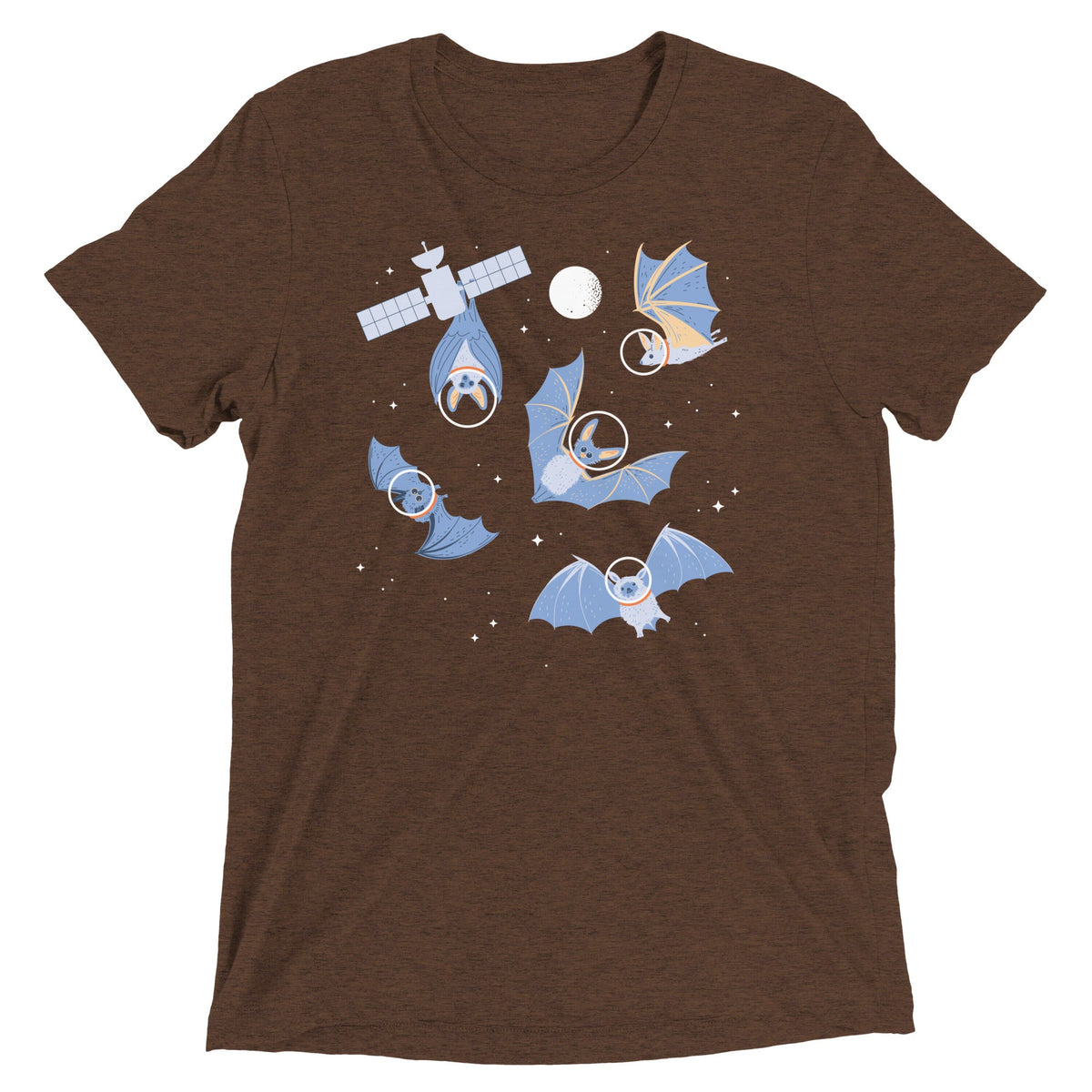 Bats In Space Men's Tri-Blend Tee product image 3