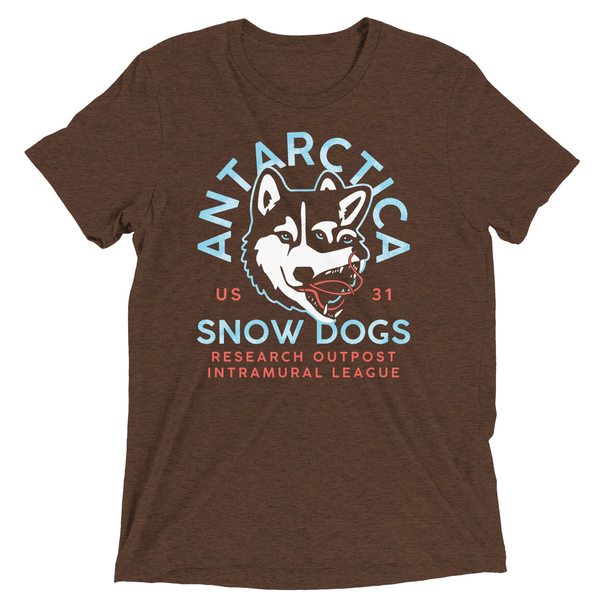 Antarctica Snow Dogs Men's Tri-Blend Tee product image 2