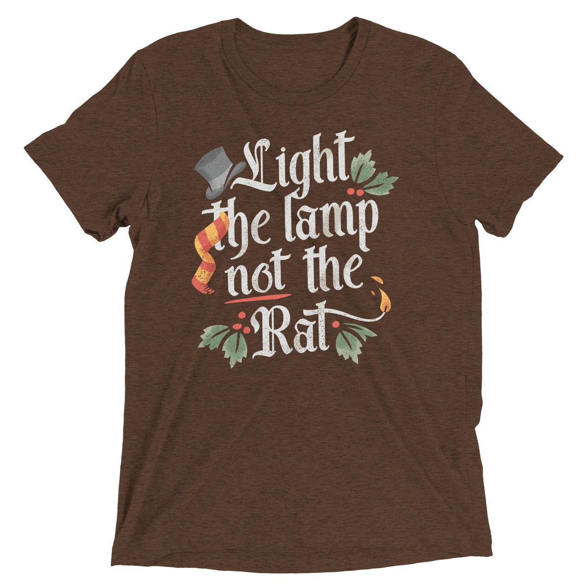 Light The Lamp Not Rat Men's Tri-Blend Tee product image 3