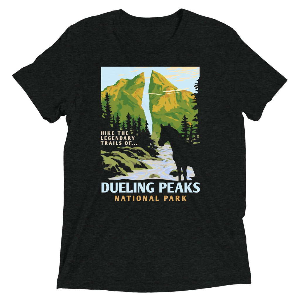 Dueling Peaks National Park Men's Tri-Blend Tee product image 2