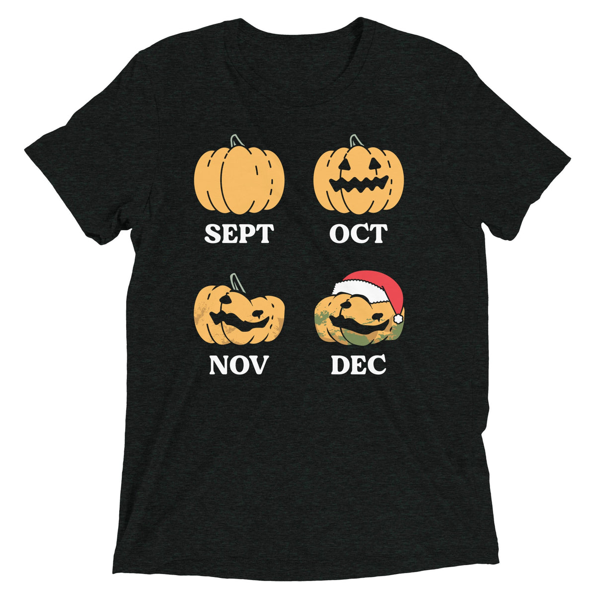 Pumpkin Months Men's Tri-Blend Tee product image 2