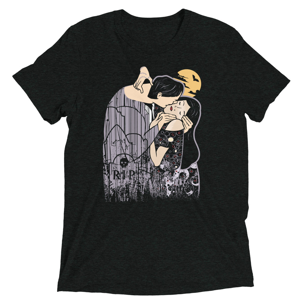 Kooky Spooky Kiss Men's Tri-Blend Tee product image 1