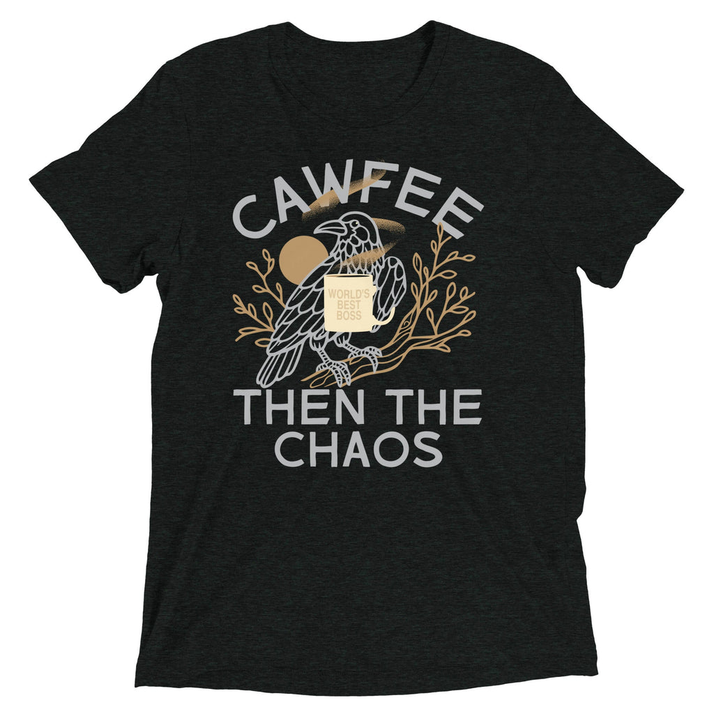 Cawfee Then The Chaos Men's Tri-Blend Tee product image 1