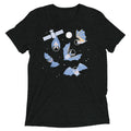 Bats In Space Men's Tri-Blend Tee product image 1