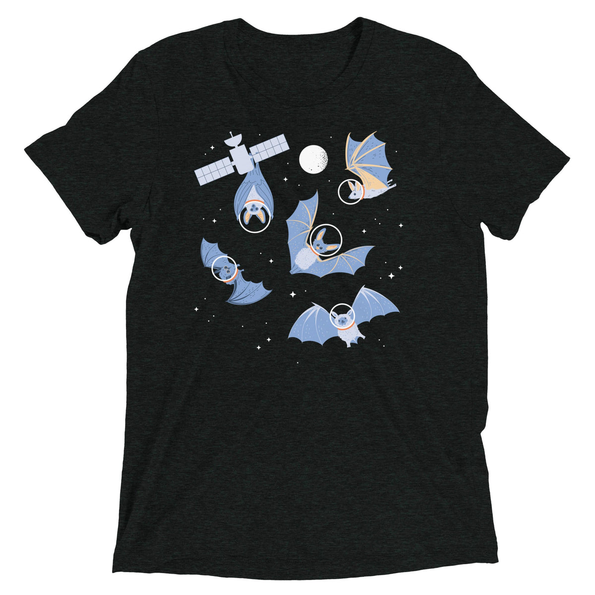 Bats In Space Men's Tri-Blend Tee product image 1