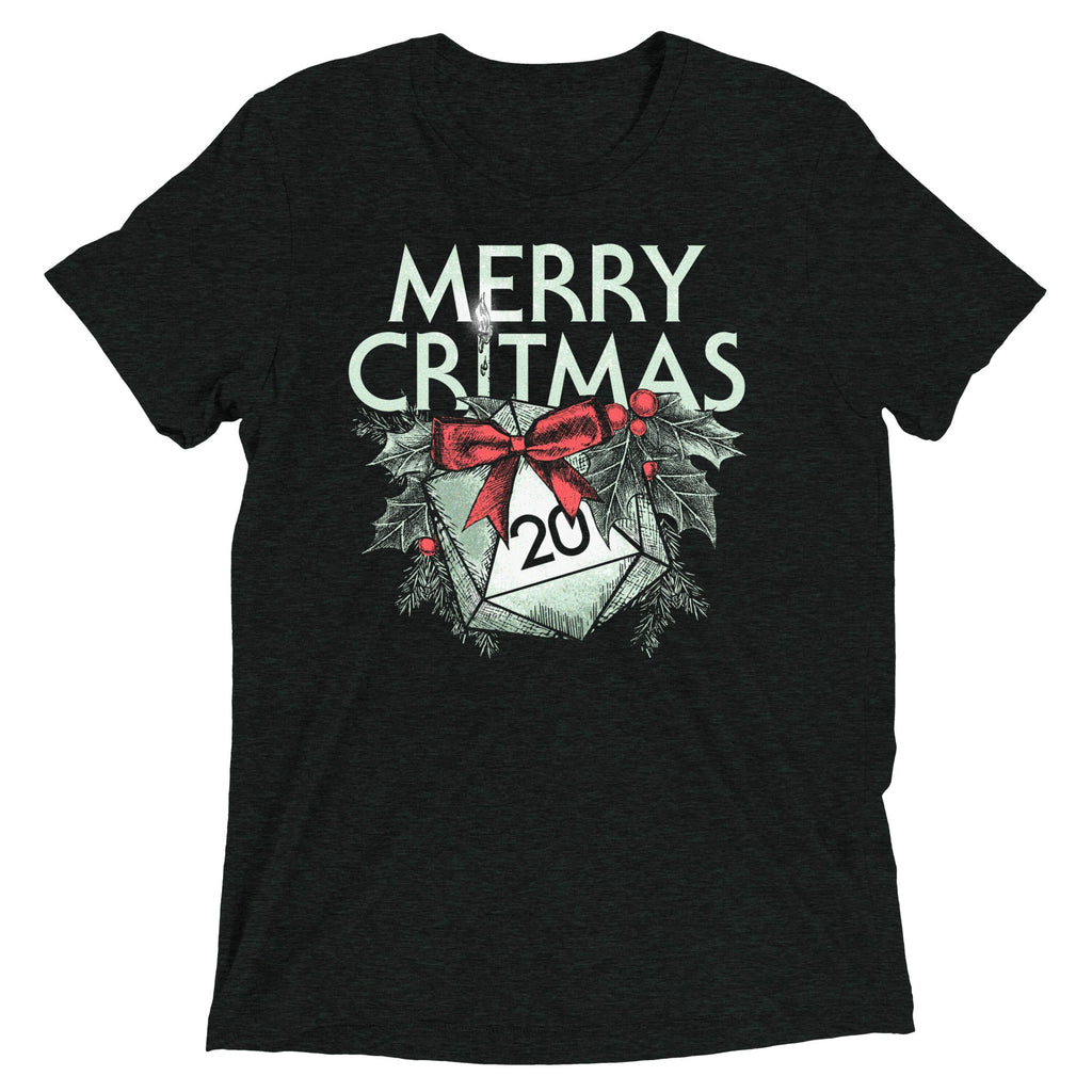 Merry Critmas Men's Tri-Blend Tee product image 2