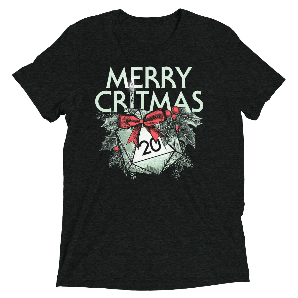 Merry Critmas Men's Tri-Blend Tee product image 2