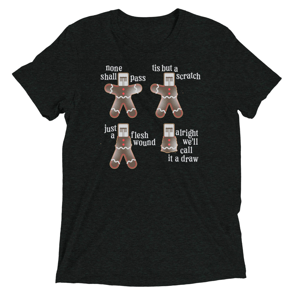 Alright We'll Call It A Draw Gingerbread Men's Tri-Blend Tee product image 1