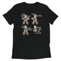 Alright We'll Call It A Draw Gingerbread Men's Tri-Blend Tee product image 1