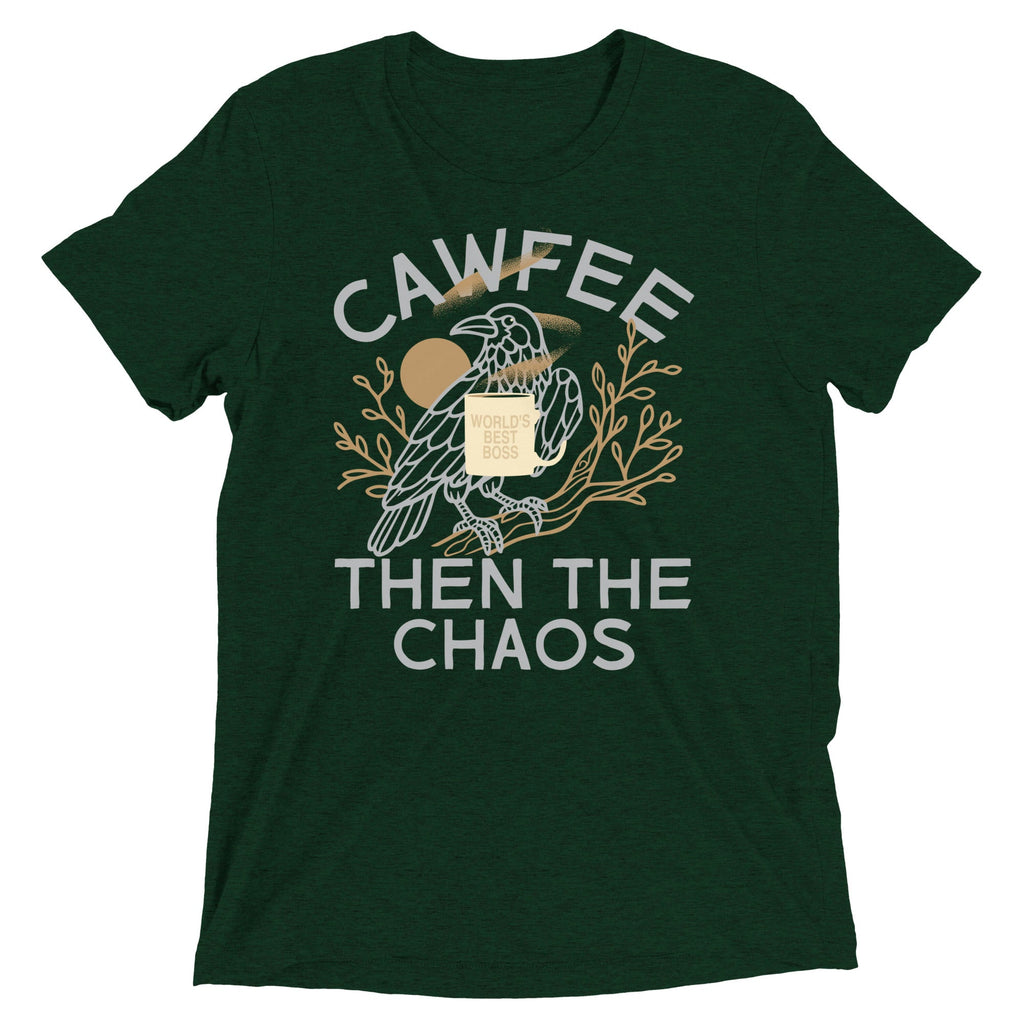 Cawfee Then The Chaos Men's Tri-Blend Tee product image 2