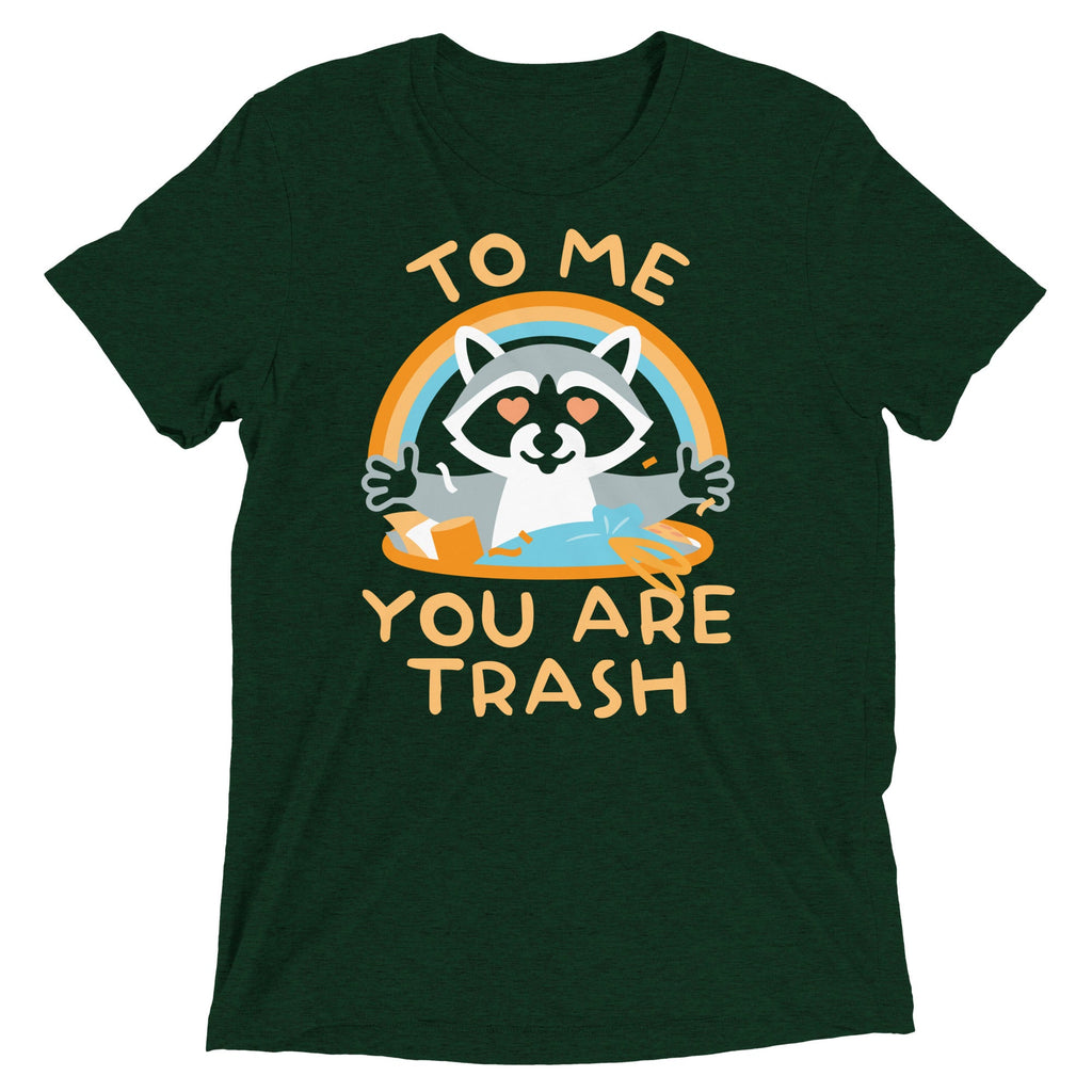 To Me You Are Trash Men's Tri-Blend Tee product image 2