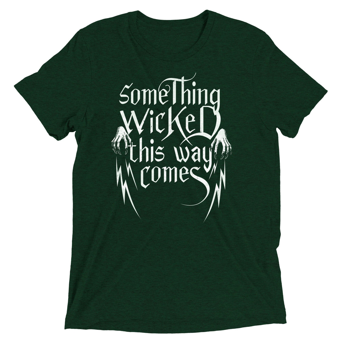 Something Wicked This Way Comes Men's Tri-Blend Tee product image 2