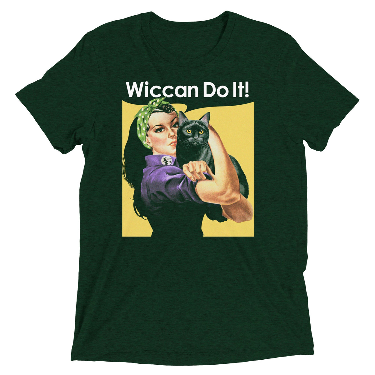 Wiccan Do It Men's Tri-Blend Tee product image 2