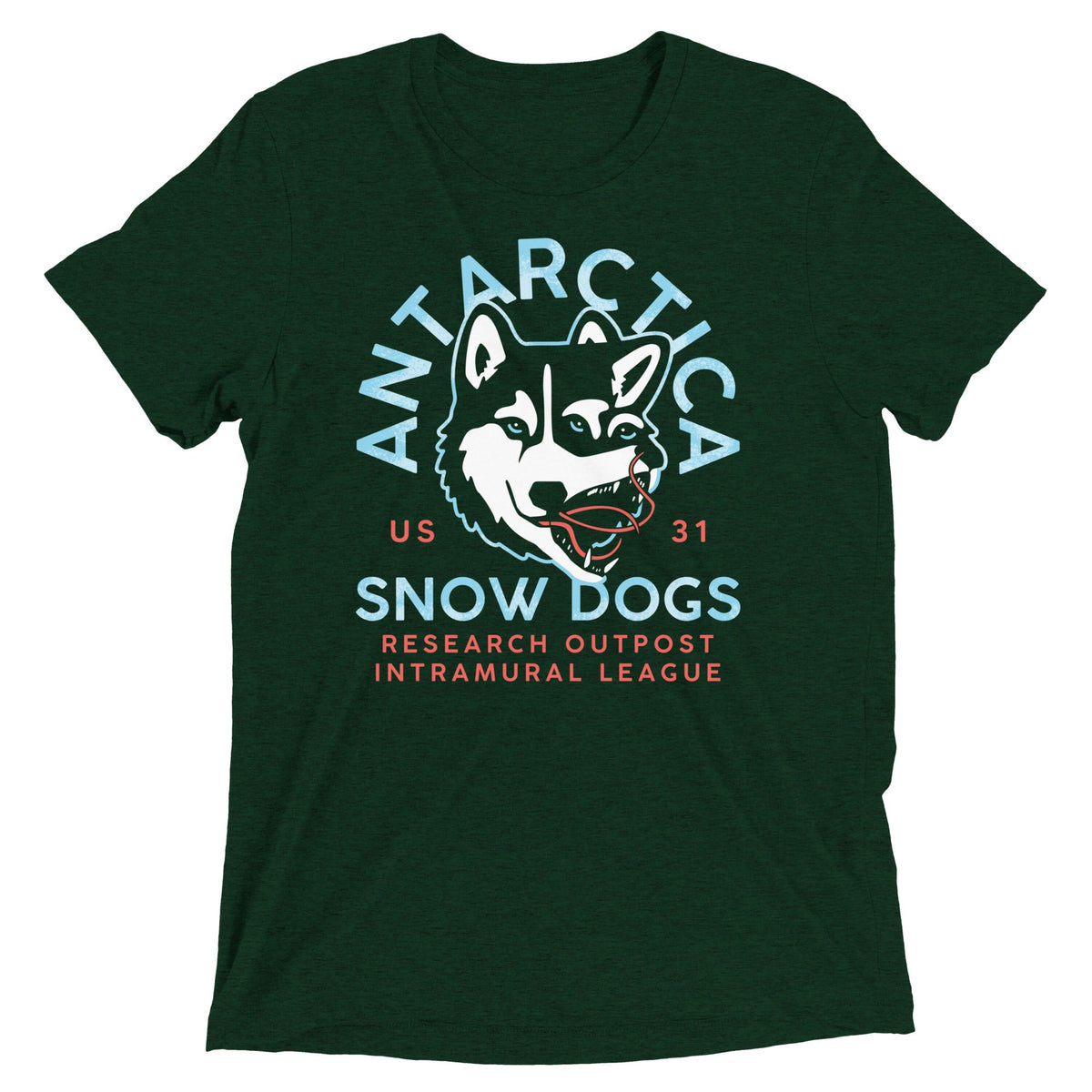 Antarctica Snow Dogs Men's Tri-Blend Tee product image 4