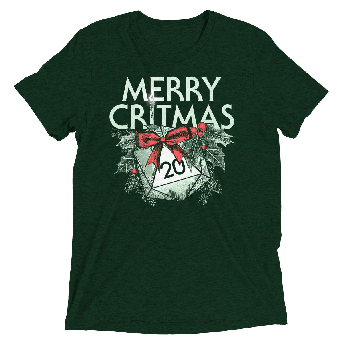 Merry Critmas Men's Tri-Blend Tee product image 1