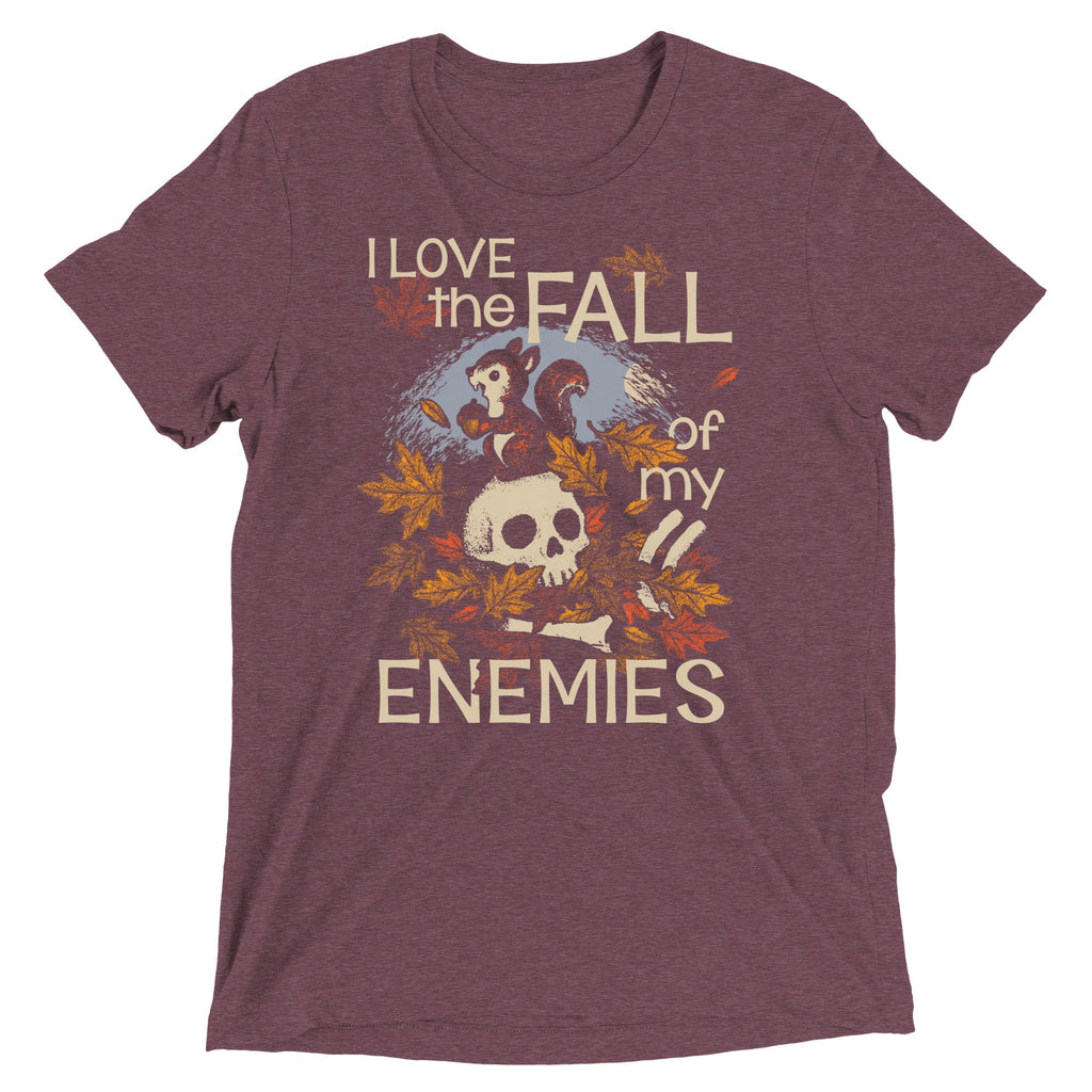 I Love The Fall Of My Enemies Men's Tri-Blend Tee product image 5