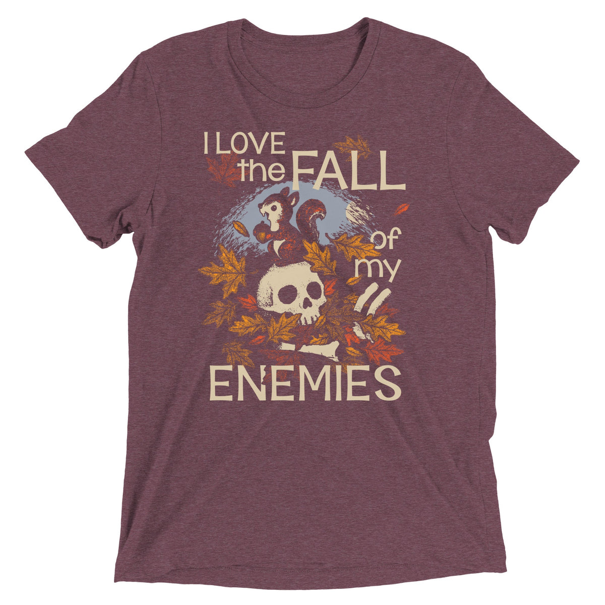 I Love The Fall Of My Enemies Men's Tri-Blend Tee product image 5