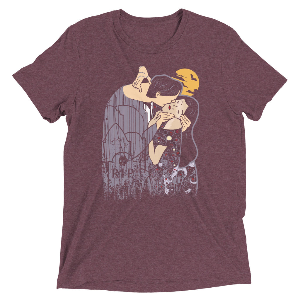 Kooky Spooky Kiss Men's Tri-Blend Tee product image 5