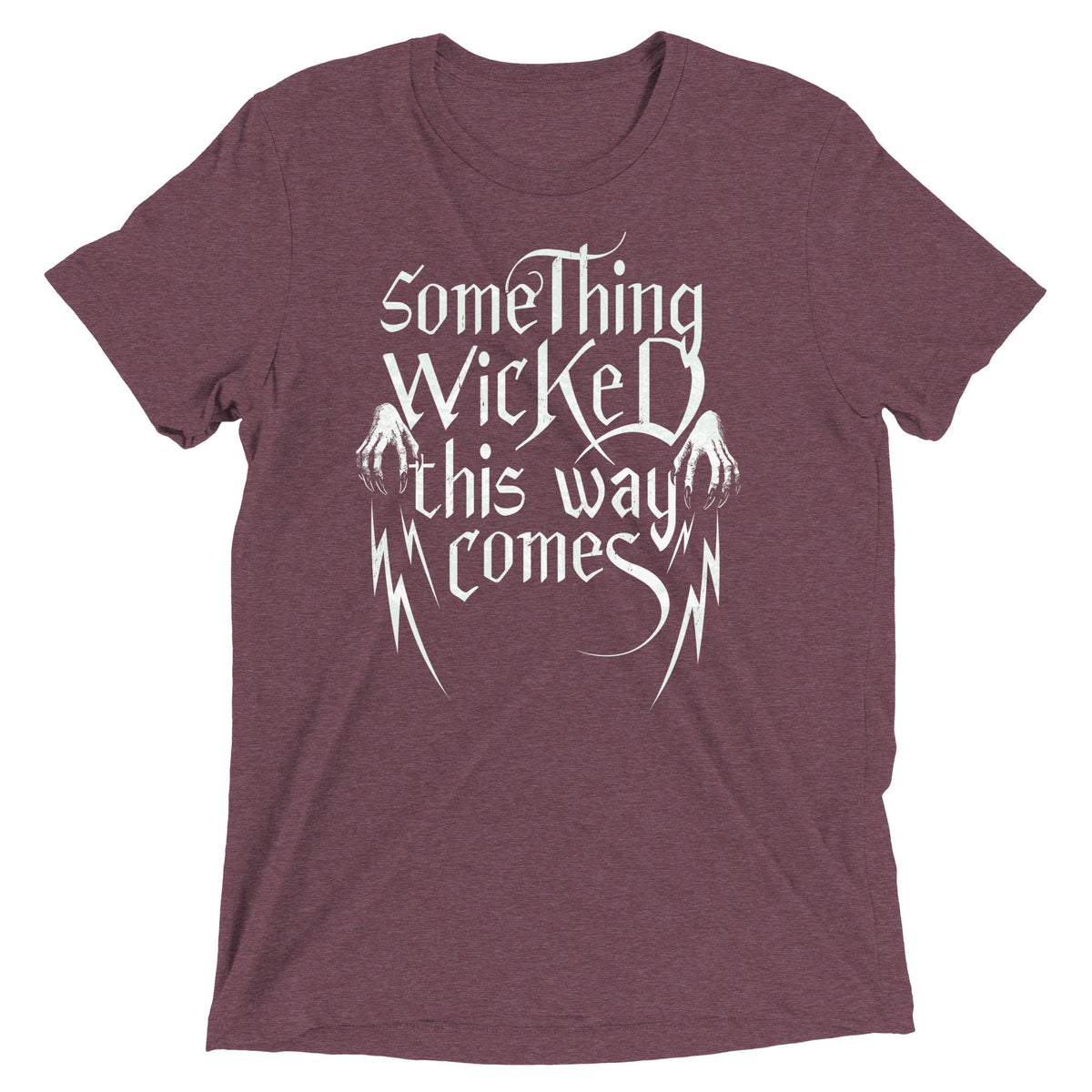 Something Wicked This Way Comes Men's Tri-Blend Tee product image 5