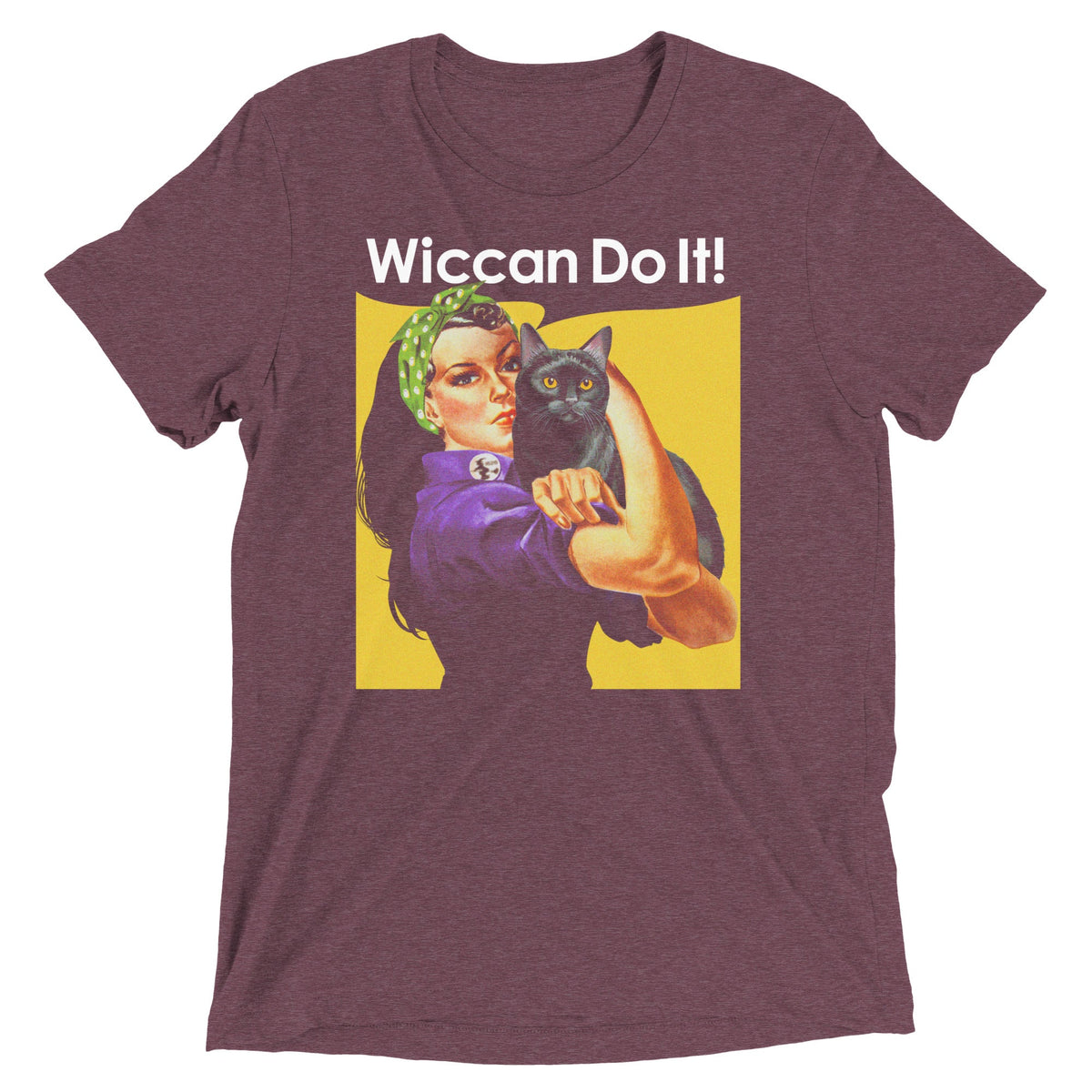 Wiccan Do It Men's Tri-Blend Tee product image 5