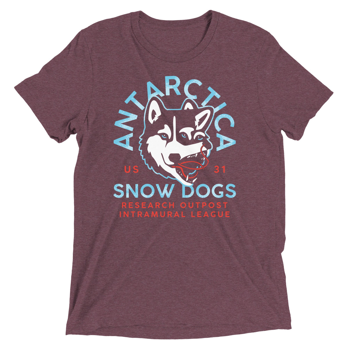 Antarctica Snow Dogs Men's Tri-Blend Tee product image 5