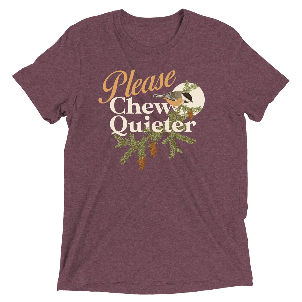 Please Chew Quieter Men's Tri-Blend Tee product image 5