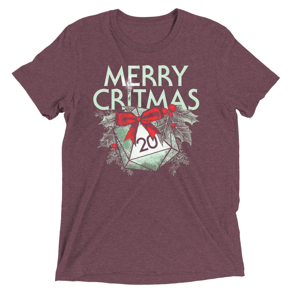 Merry Critmas Men's Tri-Blend Tee product image 6