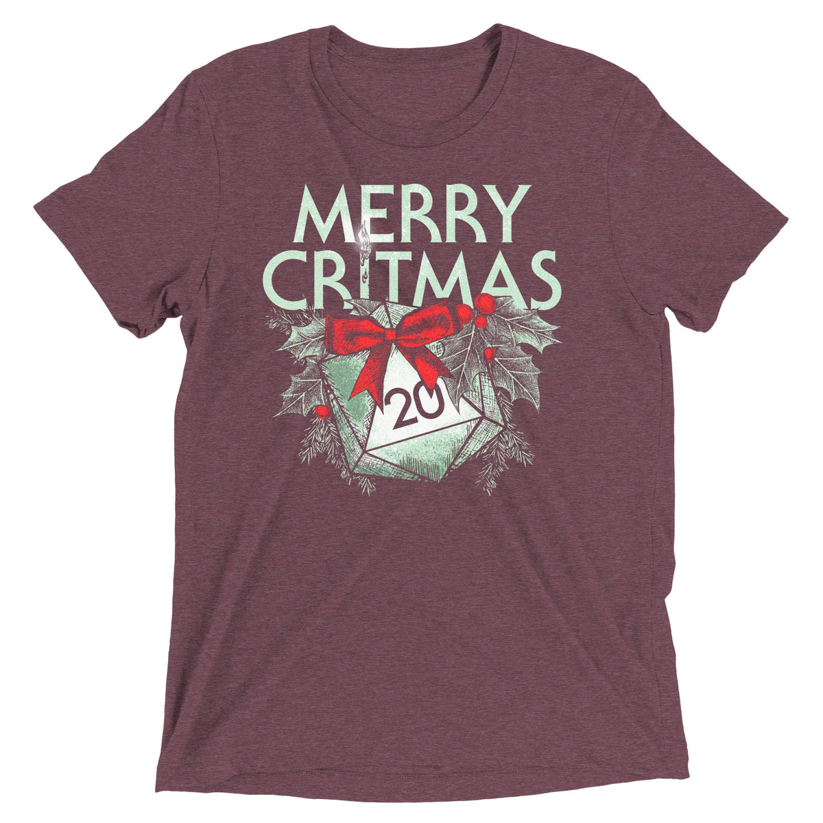 Merry Critmas Men's Tri-Blend Tee product image 6