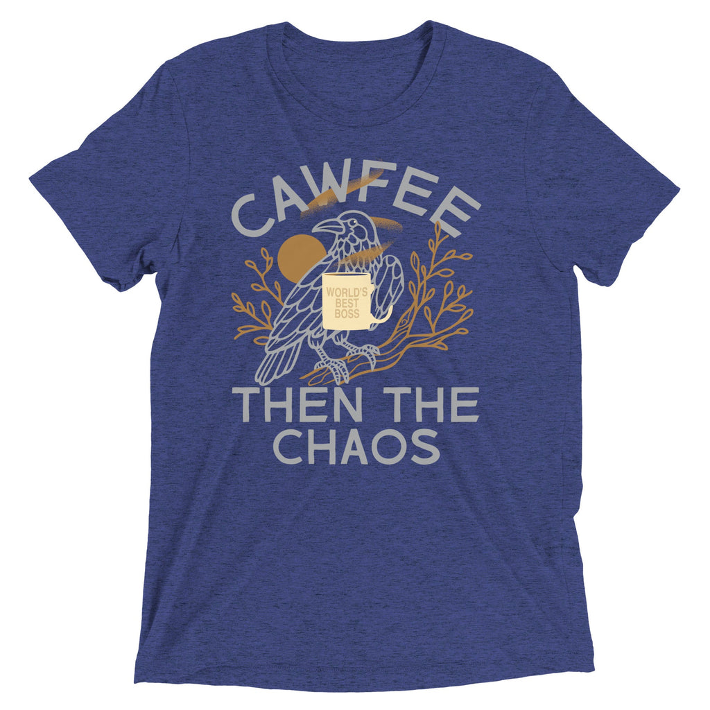 Cawfee Then The Chaos Men's Tri-Blend Tee product image 4