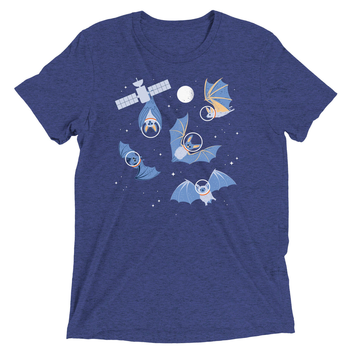 Bats In Space Men's Tri-Blend Tee product image 4
