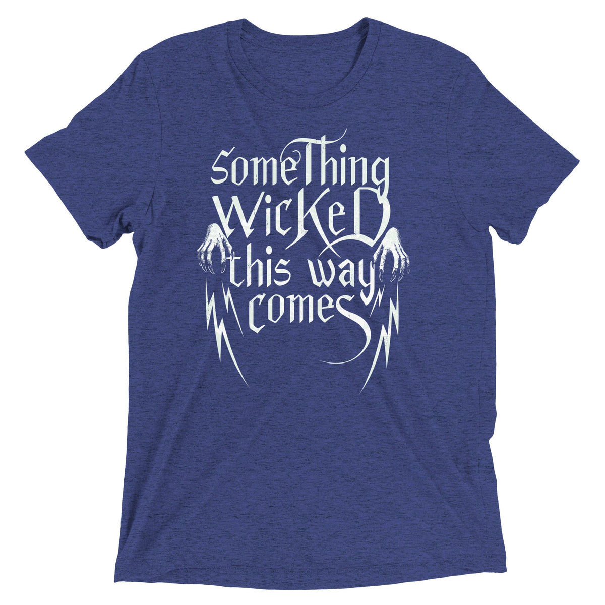 Something Wicked This Way Comes Men's Tri-Blend Tee product image 3