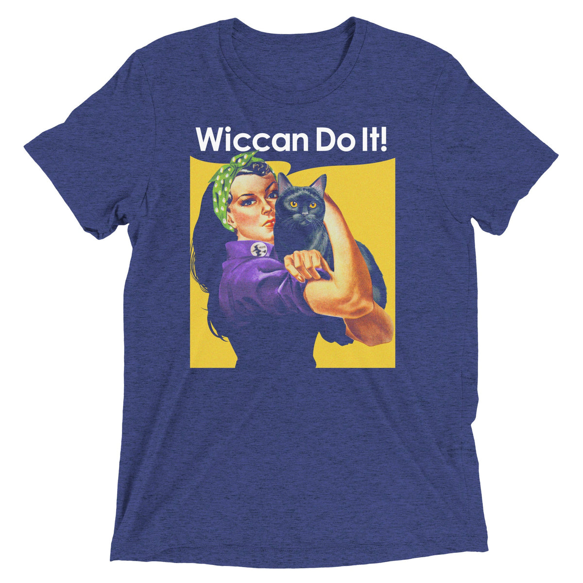 Wiccan Do It Men's Tri-Blend Tee product image 4